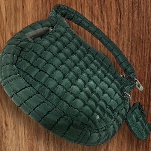 NWT Free People Quilted Carryall Bag + Quilted Micro Pouch + Shopping Bag